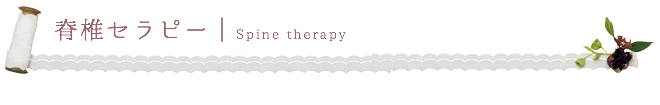 脊椎セラピー